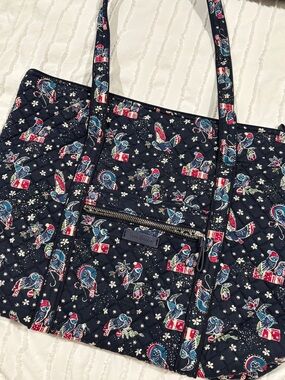 Vera Bradley Holiday Owls Vera Tote Bag